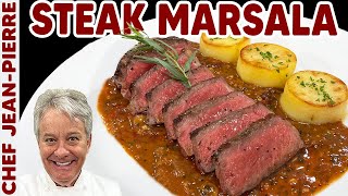 Steak Marsala  Chef JeanPierre [upl. by Cuthbert]