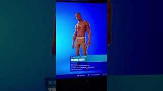 FORTNITE TRAVIS SCOTT SKIN RETURN RELEASE DATE [upl. by Ahkos847]