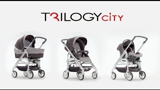 Sistema Trio Trilogy City Inglesina 2016  Video Tutorial [upl. by Aya]