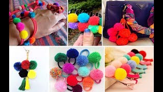 30 ideas con pompones de lana [upl. by Sanson582]