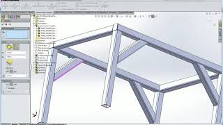 Mécano soudé Solidworks table [upl. by Hollister]