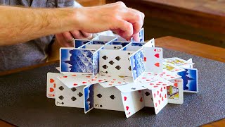 How to Stack Playing Cards  WIRED [upl. by Ennoval]