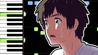 Kimi no na wa OST  Kataware Doki Synthesia [upl. by Nnaxor]