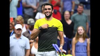 Matteo Berrettini vs Gael Monfils  US Open 2019 Quarterfinal Highlights [upl. by Linsk]