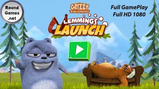 Grizzy and The Lemmings Lemmings Launch  Full GamePlay  Full HD [upl. by Spancake512]