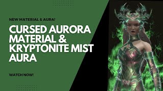 DCUO Test Server NEW Cursed Aurora Material amp Kryptonite Mist Aura [upl. by Mindy]