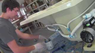 Whirlpool bath plumbing tutorial [upl. by Orsino]