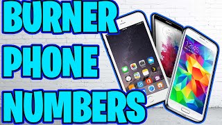 GET A FREE BURNER PHONE NUMBER [upl. by Esaj]