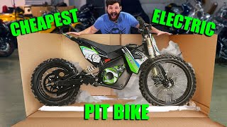 I BOUGHT the CHEAPEST ELECTRIC Pit Bike on the Internet [upl. by Ahsea]