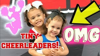 TINY CHEERLEADERS 97 VLOG [upl. by Edny102]