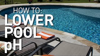 Balance Pool Water by Lowering pH Levels Pool Time® [upl. by Easlehc]