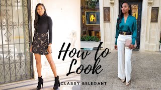 How to Dress Elegant and Classy for Women Look Expensive at any Budget [upl. by Ahsiekel]