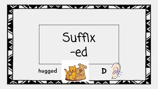 Suffix ED Sounds like D  4 Minute Phonics [upl. by Bolen]