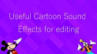 100 Cartoon Sound Effects for Editing [upl. by Ait]