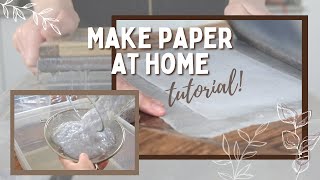 How to make recycled paper  mould amp deckle diy  Tutorial [upl. by Jenkins]