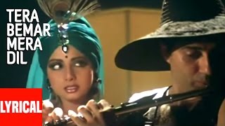 quotTera Bemar Mera Dilquot Lyrical Video  ChaalBaaz  Mohd AzizKavita Krishnamurthy Sunny DeolSridevi [upl. by Noni672]