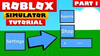 Roblox Studio Tutorial  SIMULATOR KIT  PART 1 [upl. by Aydan]