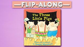 The Three Little Pigs  Read Aloud FlipAlong Picture Book  Brightly Storytime [upl. by Xad686]