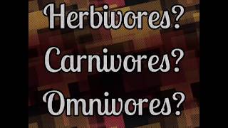 What are Herbivores Carnivores and Omnivores  Herbivores  Carnivores  Omnivores [upl. by Louella]