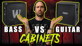 GUITAR and BASS CABINETS explained Whats better when [upl. by Ellehcsar]