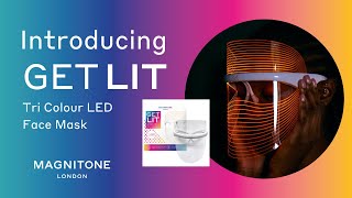 Introducing MAGNITONE Get Lit Tri Colour LED Face Mask [upl. by Michaele500]