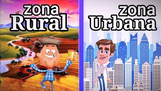 Zona rural e Zona urbana [upl. by Einaffets]