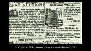 American Newspapers 18001860 Introduction [upl. by Erdnael]