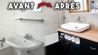 Rénovation Petite Salle de Bain ingénieuse [upl. by Anwaf]