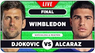 DJOKOVIC vs ALCARAZ •• Wimbledon 2024 Final •• LIVE Tennis Talk Watchalong [upl. by Ajroj]