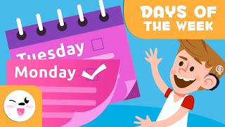 Days of the week for kids  What are the days of the week  Learn new words in English [upl. by Nibram588]