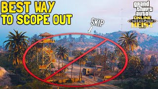 GTA Online  BEST amp FASTEST Way To Do the Cayo Perico Scope Out Mission Skip Main Guard Post [upl. by Notlim]