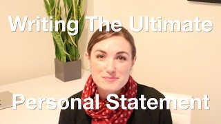 How To Write A Killer UCAS Personal Statement [upl. by Lieberman]