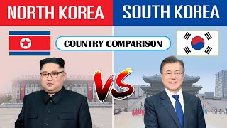 North Korea vs South Korea  Country Comparison [upl. by Hagep920]