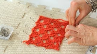 How to Block  Knitting [upl. by Viole641]