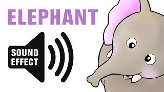 Elephant Sound Effect  Trumpet [upl. by Eelamme704]