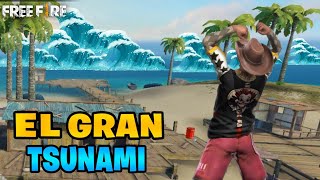 LA ROSA DE GARENA EL GRAN TSUNAMI DE BERMUDA 🌊  FREE FIRE Random  DanielYT [upl. by Eladnyl]