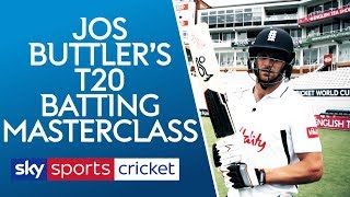 Jos Buttler T20 Batting Masterclass  The basics of being a world class batsman [upl. by Xineohp]