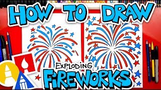 How To Draw An Exploding Firework [upl. by Hyps]