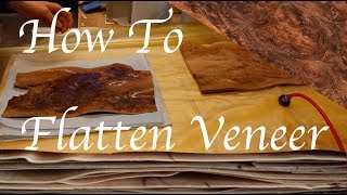 How to Flatten Veneer  SE Woodwork [upl. by Dlared342]