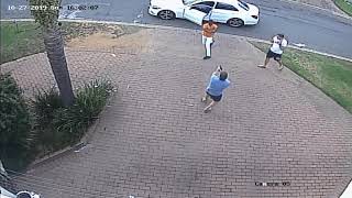 SOUTH AFRICA  Armed hold up Robbery goes wrong for thief [upl. by Asilenna]