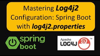 Log4j2 Configuration in Spring Boot Using log4j2properties for Logging  Spring Boot logging [upl. by Yrocej964]