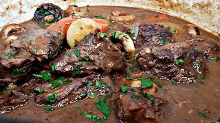 Beef Bourguignon Recipe  How To Make Beef Bourguignon  Beef Stew Recipe [upl. by Wilonah]