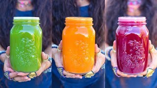 Best Juicing Recipes for Detox amp Weightloss  FullyRaw Vegan [upl. by Alicec]