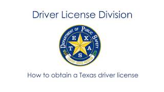 How To Obtain a Texas Driver License [upl. by Hanid]