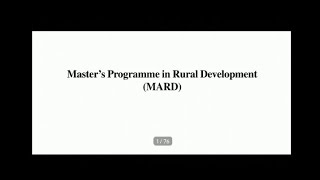 MARD  MRDP001  Dissertation  IGNOU [upl. by Artenahs113]