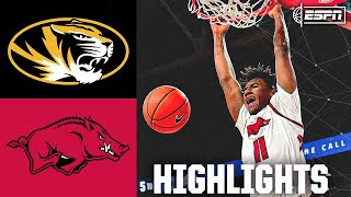 Missouri Tigers vs Arkansas Razorbacks  Full Game Highlights  ESPN College Basketball [upl. by Crifasi]