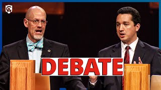 DEBATE  Can a Christian Lose Their Salvation  Trent Horn vs Dr James R White [upl. by Lledor261]