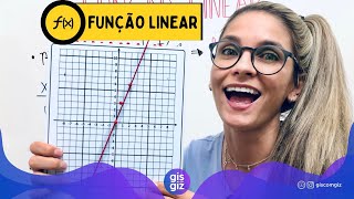 FUNÇÃO LINEAR \Prof Gis  AULA 10 [upl. by Jacoba]