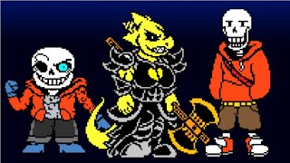 Underswap DISTRUST Bad Ending  Undertale FanGame [upl. by Khajeh635]