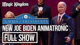 The Hall of Presidents with Joe Biden Debuts at the Magic Kingdom [upl. by Kilmarx]